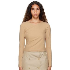 Vince cashmere blend wrap shirt